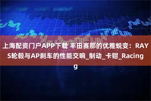 上海配资门户APP下载 丰田赛那的优雅蜕变：RAYS轮毂与AP刹车的性能交响_制动_卡钳_Racing