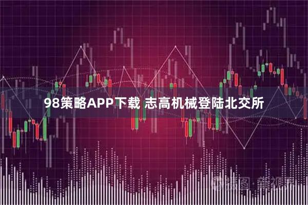 98策略APP下载 志高机械登陆北交所